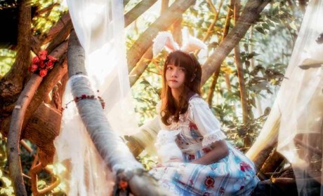 [桜桃喵] - 森林里的lolita兔女郎少女 [9P/10 MB]
