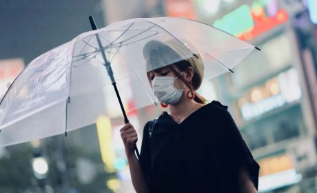日本女孩与透明雨伞更配哟，这是什么原因？