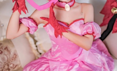 COSPLAY -《东京猫猫》桃宫莓（@lovely呆玄），好粉嫩的少女啊！