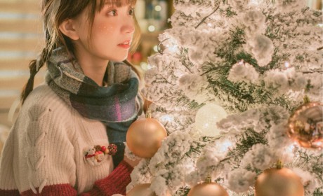 2019年圣诞节到了，分享b站美少女@醋醋cucu的圣诞驯鹿cosplay美图